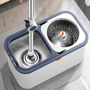 Joybos sàn làm sạch lau 360 độ xoay ma thuật quay thép không gỉ lau ống bán buôn Brite siêu khô ướt tốt nhất giẻ lau sàn - Product Image 4