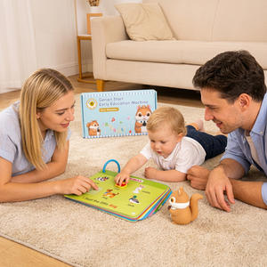 Geren Start Early Education Machine Interactive Learning Book for Toddlers 13-24 Months Unisex Cardboard Educational <b>Toy</b> - Product Image 1