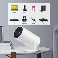 HY300 Pro Android 12 Projecteurs de jeux vidéo Full Hd 4K extérieurs Smart WIFI Home cinéma Portable Mini projecteur de téléphone portable