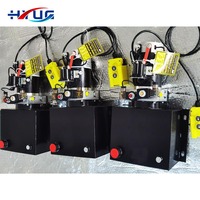 Cylindre hydraulique 2-10 tonnes DC 12V/24V Double fonction de levage pour remorque à benne basculante