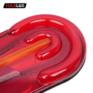 Feu arrière LED pour remorque 10-30V, feu stop, clignotant, feu arrière de camion rouge ambre 7 broches pour semi-remorque, remorque de transport, camion à benne basculante - Product Image 3