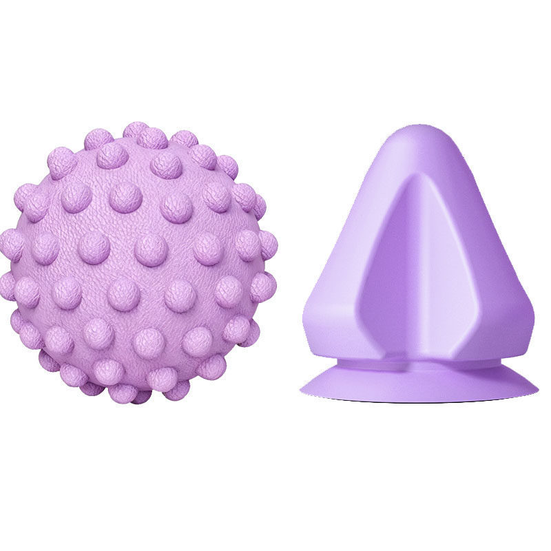 [Juego de conos de bolas de masaje fascial] [1 de cada uno en color morado]