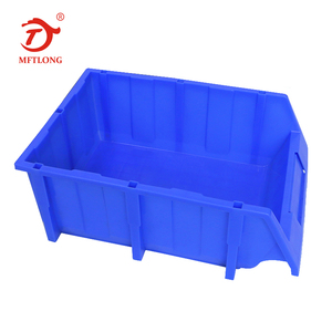 MFTLONG X7 | Warehouse Hardware Storage Box Shelf Storage Bins Picking Stackable Stacking Hanging Plastic 620*400*220MM 4 PCS