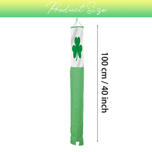 Décoration de jardin personnalisée pour la Fête de Saint Patrick : Décorations de jardin imprimées numériquement, chaussettes à vent volantes pour la cour, le jardin et la véranda - Product Image 2