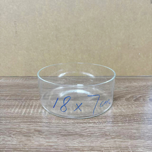 <span class=keywords><strong>Cuenco</strong></span> de cristal transparente cilíndrico de gran capacidad barato, <span class=keywords><strong>cuenco</strong></span> de cristal saludable respetuoso con el medio ambiente reutilizable - Product Image 5