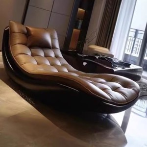 Divano Reclinabile di <span class=keywords><strong>Design</strong></span> Lussuoso e Artistico, Poltrona Singola in Pelle per <span class=keywords><strong>Soggiorno</strong></span> e Camera da Letto, Arredamento per la Casa - Product Image 3