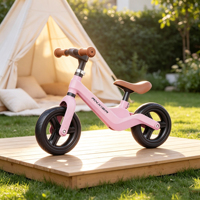 Vélo d'équilibre durable pour enfants, sans pédales, avec siège souple, jouet sportif pour enfants, cadeau