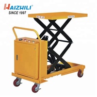 Chariot de table élévatrice électrique, double ciseaux, grande capacité de 300KG, 1500MM
