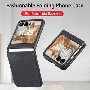 Funda Protectora para Teléfono Móvil de Cuero PU Ligero Personalizada de Fábrica, Resistente a los Golpes, para Moto <span class=keywords><strong>Razr</strong></span> 60/50 - Product Image 5