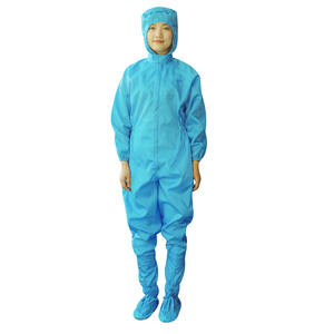 핫세일 편안한 일체형 정전기 방지 작업복 여성 작업 보호 정전기 방지 의류 - Product Image 1