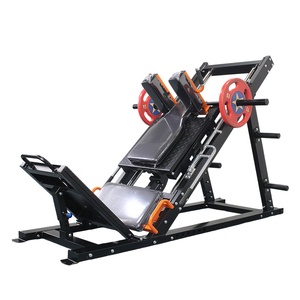 Máquina de gimnasio multifuncional 2 en 1 para prensa de piernas y sentadillas <span class=keywords><strong>hack</strong></span>, con carga de placas, de acero de alta resistencia - Product Image 1