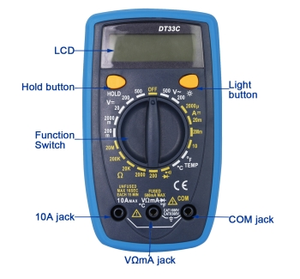 DT33A Confiável Profissional Xtester, DT33B,DT33C, Multímetro Digital Inteligente DT33D True RMS - Product Image 4