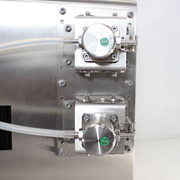 Machine de remplissage semi-automatique électrique de table pour liquides et huiles, avec écran tactile PLC, pour boissons et produits chimiques