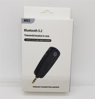 Adaptateur Aux Bluetooth sans fil 3.5mm pour voiture récepteur de musique MP3 Bluetooth 5.2 avec lecteur de carte prise casque antibruit