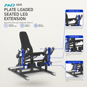 Macchina per Estensione Gambe da Seduti MND Fitness ad Alta Richiesta, Attrezzatura da Palestra per <span class=keywords><strong>Body</strong></span> Building, Struttura Stabile per Palestre di Hotel a Doha - Product Image 1