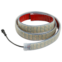 JINXIN Autres Accessoires d'Éclairage de Voiture Bandes LED Étanche à 5 Rangées 1.35M Lumières Pures Blanches pour Jantes de 17 Pouces