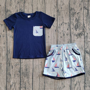 Preventa al por mayor: Ropa infantil de alta calidad para niños pequeños, de algodón orgánico suave, con estampado festivo, estilo boutique, MOQ 5, directo de fábrica. - Product Image 2
