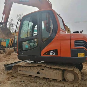 Casi nuevo Buen estado Doosan DX80 Corea Original Excavadora de ruedas usada de segunda mano Doosan Mejor precio para la venta DX55 - Product Image 4