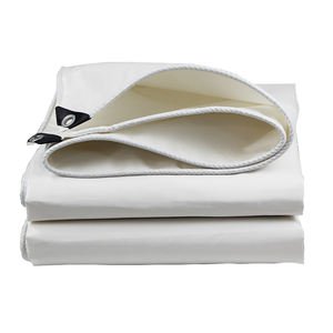 Bâche enduite de PVC de 500gsm 600gsm couverture de cargaison tricotée par chaîne <span class=keywords><strong>tente</strong></span> imperméable d'auvent de camion bâche industrielle de PVC d'<span class=keywords><strong>anti</strong></span> UV - Product Image 3