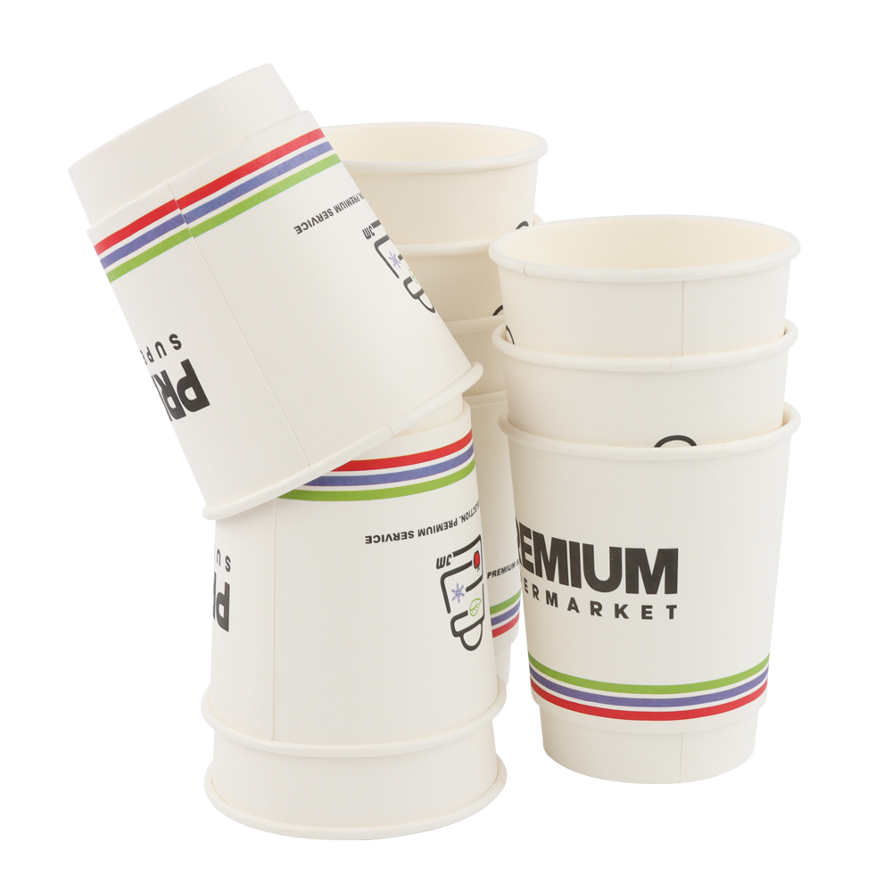 vasos de papel desechables biodegradable disposable take away paper print cafe coffee cup custom logo
