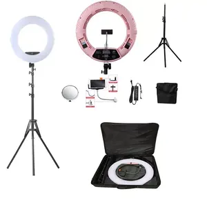 Yidoblo kit de lâmpada led de 96w, anel de luz de estúdio de beleza, FD-480 pro, lâmpada de vídeo 480 leds, iluminação de maquiagem + suporte (2m) + saco