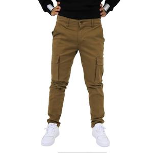 Pantalones para Hombre Hyps, Modelo Fiorentino T 15, Color Camel, Estilo Cargo, Corte Ajustado, Ropa Casual - Product Image 1