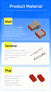 DT serisi 2-6P otomotiv konnektör kablo tesisatı montajı - Product Image 5