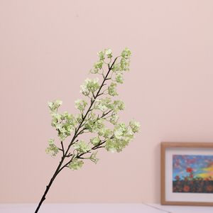 Petites fleurs artificielles en soie, fleurs sauvages simples et parfumées pour la décoration douce des salles de mariage et des salons, assortiment floral. - Product Image 6