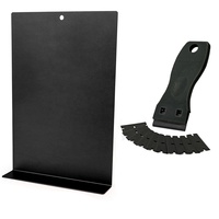GlamorDove-Kit d'outils pour Extensions de cheveux, avec grattoir en plastique et panneau de commande en métal