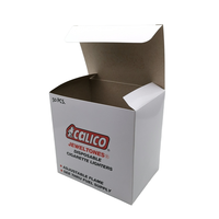 Nouvelles boîtes pliantes rondes avec couvercle, emballage en papier pour ligne d'emballage légère, avec gaufrage UV et pelliculage mat