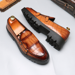 Chaussures habillées Oxford pour hommes en cuir brillant coloré à lacets, grandes tailles, nouveaux styles, vente chaude - Product Image 1