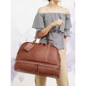 Fábrica BSCI, venta al por mayor de bolsas de viaje plegables personalizadas vintage para hombre, bolsas de viaje de nylon de lujo para mujer - Product Image 4