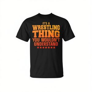 Camiseta para fanáticos de la lucha libre, diseño It's A Wrestling Thing You Wouldn't Understand, color negro, talla M - Product Image 2