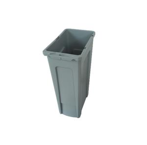 Bidone della spazzatura commerciale all'aperto ventilato sottile Jim bidone della spazzatura - Product Image 1