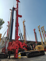 Forage rotatif à couple élevé d'occasion SR360R 100/65M Plate-forme de boulochage hydraulique avec barre Kelly pour pile de fondation