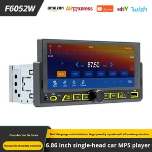 Универсальный автомобильный MP5-плеер OLIVER с 6,86-дюймовым сенсорным экраном, быстрой зарядкой Type-C и беспроводным CarPlay - Product Image 5