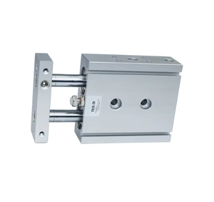 Cilindro Neumático Guiado de Doble Acción de Alta Calidad TR25X20, Diámetro de 25 mm, Carrera de 20 mm, Cilindro de Aire de Doble Acción con Doble Vástago Magnético - Product Image 4