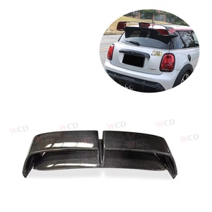 Aile de toit arrière pour <span class=keywords><strong>Mini</strong></span> <span class=keywords><strong>Cooper</strong></span> F55 F56 JCW en Fiber de carbone pour porte arrière, couvercle de coffre, rabat, garniture de fenêtre, séparateur Lip <span class=keywords><strong>GP</strong></span> Style - Product Image 1