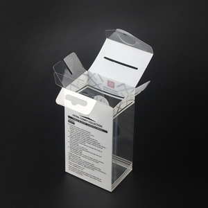 Biểu tượng tùy chỉnh in ấn rõ ràng PVC Pet <span class=keywords><strong>PP</strong></span> bao bì nhựa box với móc áo - Product Image 5