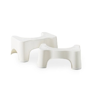 Children's <b>Stool</b> White Large Square Type 621 For <b>Bathroom</b> Toilet Footrest Baby Brushing Teeth Lift - Product Image 3