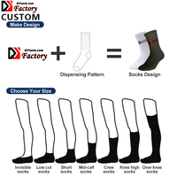 Chaussettes de sport blanches en coton pour le printemps, imprimées par sublimation, anti-bactériennes, avec logo personnalisé de haute qualité, pour la course à pied