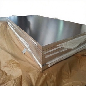 Plaque en alliage d'aluminium à surface lisse argentée, empilée avec emballage de protection - Product Image 2