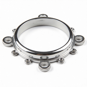 Componente de Anillo de Montaje Metálico con Acabado de Cobre, Mecanizado CNC de Alta Precisión OEM - Product Image 3