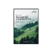 Bannière de film de boîte intérieure en aluminium rectangle publicitaire portable avec logo personnalisé Promotion de l'affiche d'impression LED flexible portable rétroéclairée