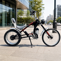 Vélo Électrique Sportif au Design Attrayant, Pneus Larges de 20 Pouces, Suspension Avant, Moteur Arrière, Vitesse Maximale 35-45 km/h