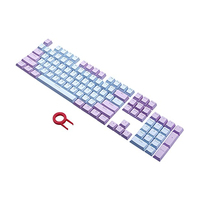 Double Translucent Backlit 104 Keycap Cherry Profile Blank Replacement Keycaps Key Iso9001 Certified Keycaps Double