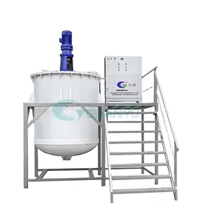 Pp Pvc Anticorrosive Polypropylene Tank Bleaching Mixer Liquid Chlorine Storage Mixing Tank Plastic Agitator Vessel