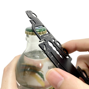 Biểu Tượng Tùy Chỉnh Thép Không Gỉ 21 Trong 1 Xe Tải Hình Dạng Xe Survival Kim Loại Tiện Ích Nhỏ Thẻ Ví Đa Công Cụ - Product Image 3