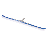 Brosse de nettoyage de piscine portable 36''/90 cm avec manche en aluminium et kit de nettoyage en plastique ABS
