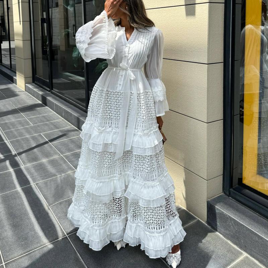 Latest Long Gown Lace Styles - Elegant & Sexy Dress Trends